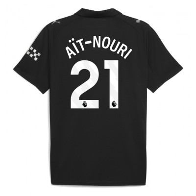 Camiseta Manchester City Rayan Ait-Nouri #21 Segunda Equipación Replica 2025-26 mangas cortas Camiseta Manchester City Rayan Ait-Nouri #21 Segunda Equipación Replica 2025-26 mangas cortas